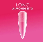 Kupa Long Almond 550ct Gel Tip